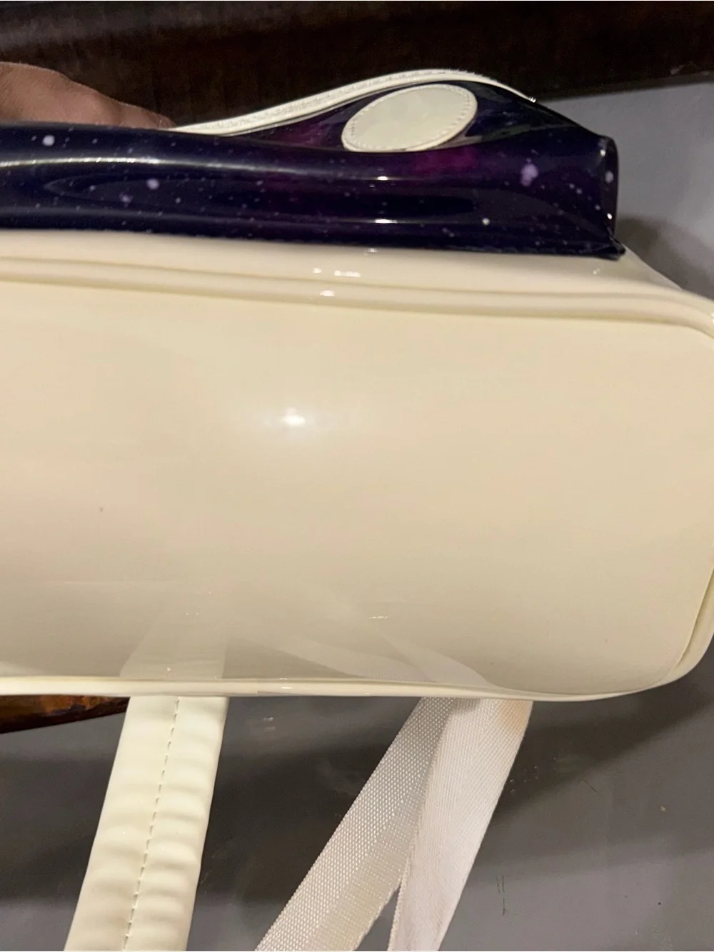 Disney Parks Loungefly Space Mountain Galaxy Mickey Mini Backpack Silver Ears